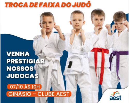Troca de Faixa Judô