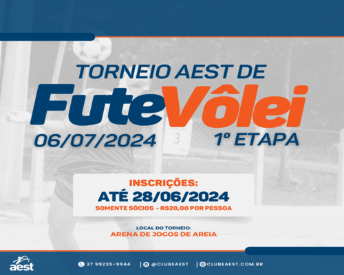 1ª Etapa do Torneio de Futevôlei do Clube Aest