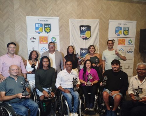 Projeto de tênis em cadeira de rodas da AEST é destaque em prêmio da Federação do ES