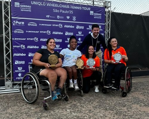 Atletas do Tênis em Cadeira de Rodas do Clube AEST conquistam resultados expressivos no ITF TCR SP 2025