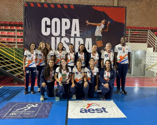 AEST conquista ouro e prata na Copa Usipa de Voleibol em Minas Gerais