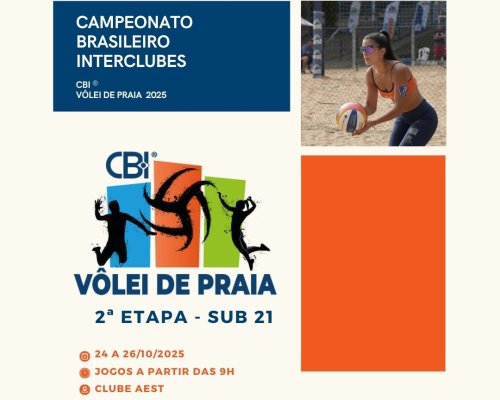 Clube AEST recebe a 2ª Etapa do Campeonato Brasileiro Interclubes de Vôlei de Praia Sub-21