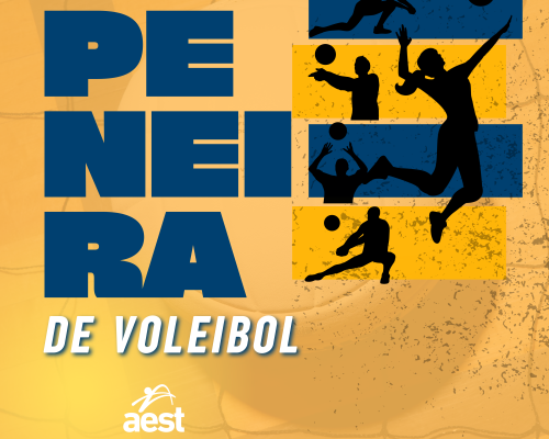 Clube AEST realiza Peneira de Voleibol no dia 21 de março