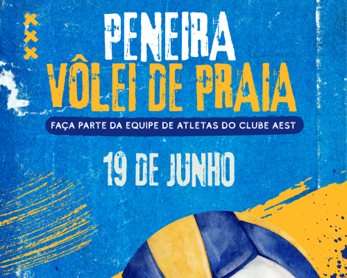 Clube AEST realiza peneira de Vôlei de Praia em busca de novos talentos para 2026